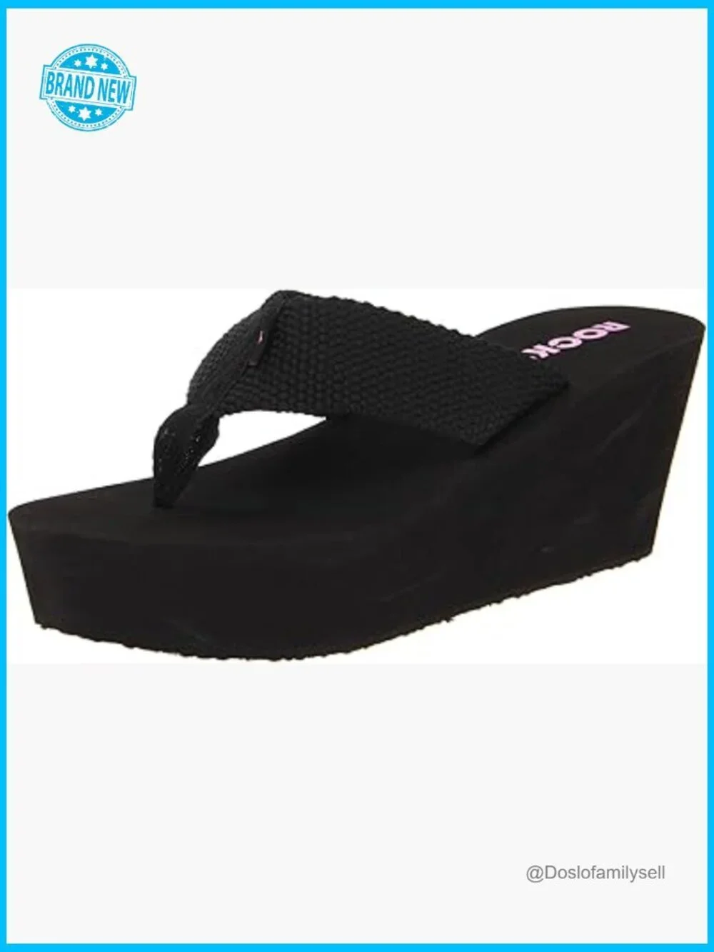 Wedge Flip Flop Sandals Platform 3 Inch Heel Comfort Foam Casual Summer